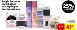 Kruidvat Tangle Teezer en Invisibobble haarstyling en haaraccessoires aanbieding