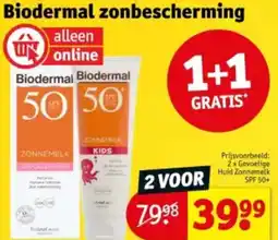 Kruidvat Biodermal zonbescherming aanbieding