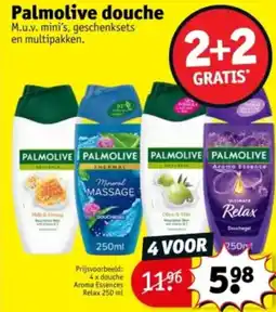 Kruidvat Palmolive douche aanbieding