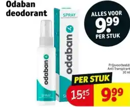 Kruidvat Odaban deodorant aanbieding