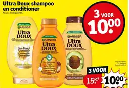 Kruidvat Ultra Doux shampoo en conditioner aanbieding