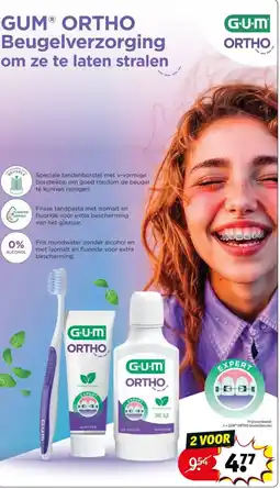 Kruidvat GUM ORTHO tandenborstel aanbieding