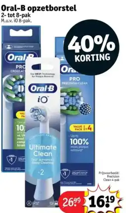 Kruidvat Oral-B opzetborstel aanbieding