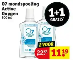 Kruidvat 07 mondspoeling Active Oxygen aanbieding