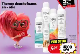 Kruidvat Therme douchefoams en olie aanbieding