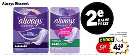 Kruidvat Always Discreet aanbieding