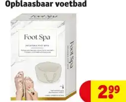 Kruidvat Opblaasbaar voetbad aanbieding