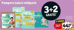 Kruidvat Pampers luiers midpack aanbieding
