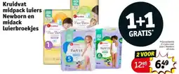 Kruidvat Kruidvat midpack luiers Newborn en midack luierbroekjes aanbieding