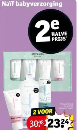 Kruidvat Naïf babyverzorging aanbieding