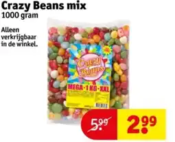 Kruidvat Crazy Beans mix aanbieding
