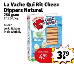 Kruidvat La Vache Qui Rit Cheez Dippers Naturel aanbieding