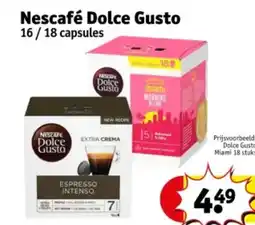 Kruidvat Nescafé Dolce Gusto aanbieding