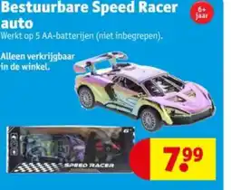 Kruidvat Bestuurbare Speed Racer aanbieding