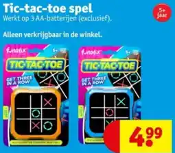 Kruidvat Tic-tac-toe spel aanbieding