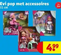 Kruidvat Evi pop met accessoires aanbieding