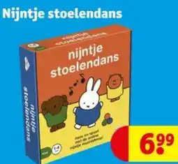 Kruidvat Nijntje stoelendans aanbieding
