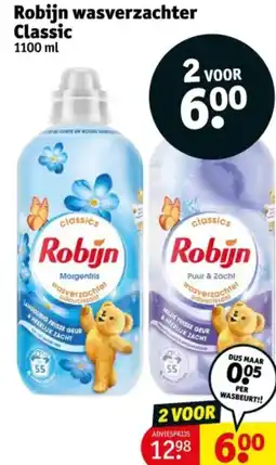 Kruidvat Robijn wasverzachter aanbieding