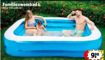 Kruidvat Familiezwembad L aanbieding