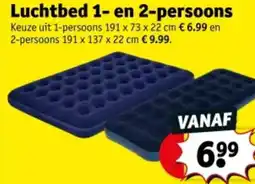 Kruidvat Luchtbed 1 en 2 persoons aanbieding