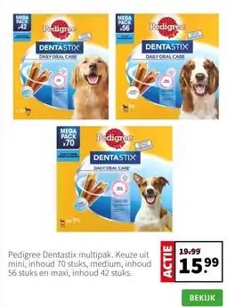 Intratuin Pedigree Dentastix multipak aanbieding