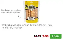 Intratuin Voskes kauwsticks aanbieding