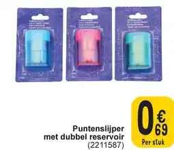 Cora Puntenslijper met dubbel reservoir aanbieding