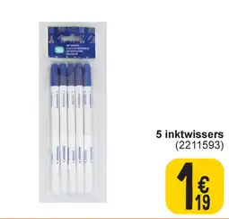 Cora 5 inktwissers aanbieding