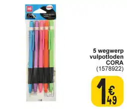Cora 5 wegwerp vulpotloden Cora aanbieding