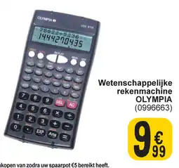 Cora Wetenschappelijke rekenmachine olympia aanbieding