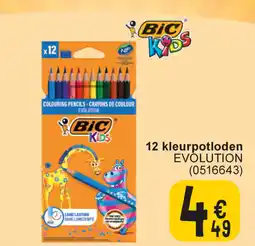 Cora BIC kids 12 kleurpotloden aanbieding