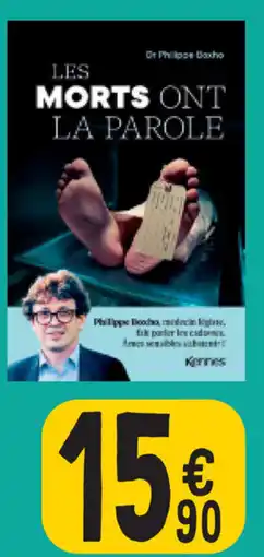 Cora Les Morts ont la Parole aanbieding
