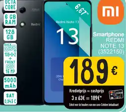 Cora Smartphone Redmi Note 13 aanbieding