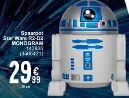 Cora Spaarpot star wars R2-D2 monogram aanbieding