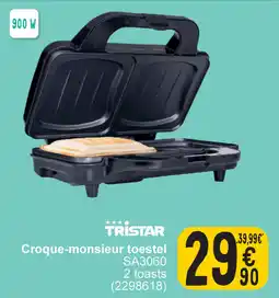 Cora Tristar croque-monsieur toestel SA3060 aanbieding