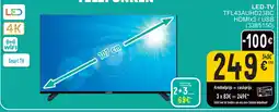 Cora LED-TV TFL43AUHD23BC HDMI×3/USB aanbieding