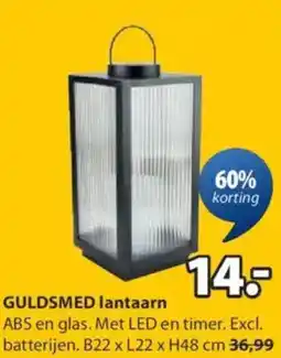 Jysk Guldsmed lantaarn aanbieding