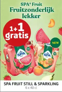 BelBev Spa fruit still & sparkling aanbieding