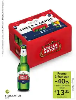 BelBev Stella artois aanbieding