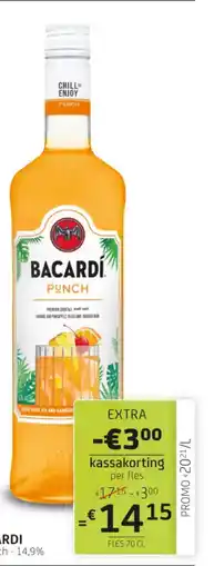 BelBev Bacardi aanbieding