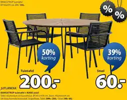 Jysk Jutlandia rangstrup tuintafel aanbieding