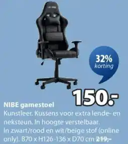 Jysk Nibe gamestoel aanbieding