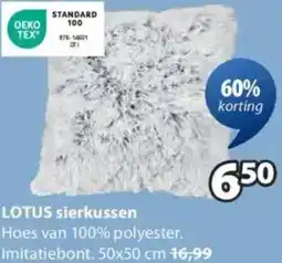 Jysk Lotus sierkussen aanbieding