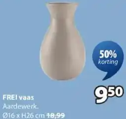 Jysk Frei vaas aanbieding