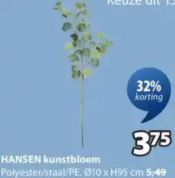 Jysk Hansen kunstbloem aanbieding