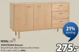 Jysk Royaloak marstrand dressoir aanbieding