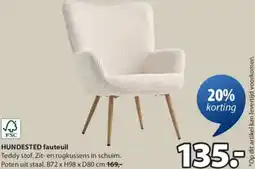 Jysk Hundested fauteuil aanbieding