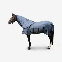 Decathlon Vliegendeken paard en pony 100 grijs aanbieding