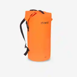 Decathlon Waterdichte tas IPX6 oranje 40 l aanbieding