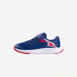 Decathlon Tennisschoenen voor kinderen Pulsion kid blauw rood HW25 aanbieding